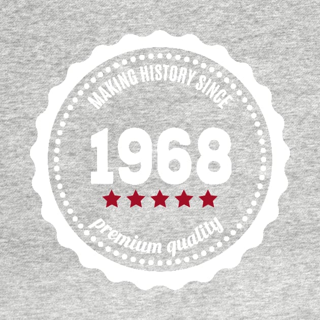 Making history since 1968 badge by JJFarquitectos